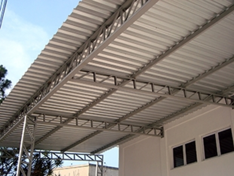 Instalação de Estrutura Metálica de Telhado Grão Mogol - Estrutura Metálica Telhado Embutido