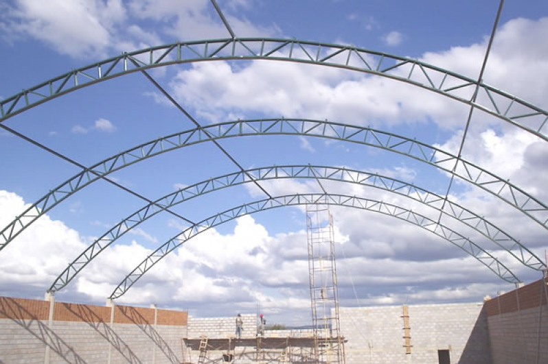 Onde Faz Projeto de Estrutura Metálica em Arco Sarzedo - Projeto de Estrutura Metálica em Arco