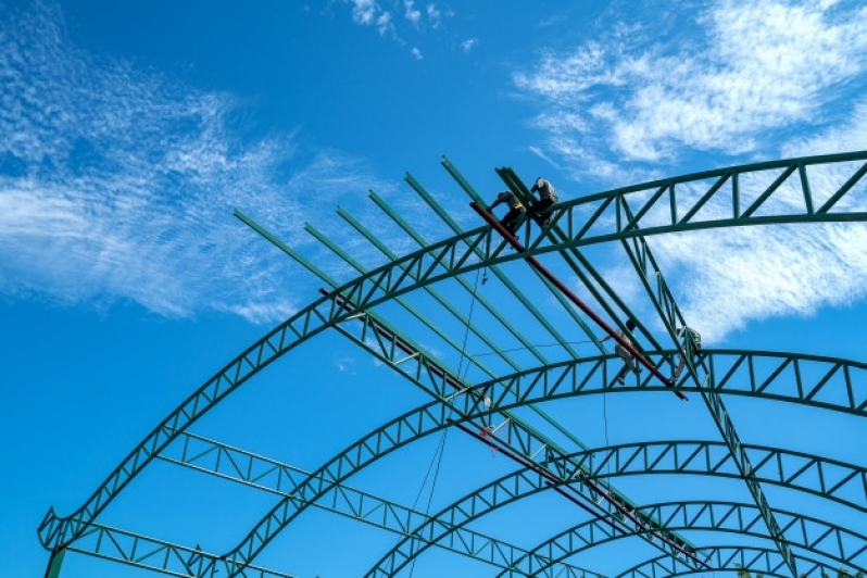 Qual o Valor de Telhado de Estrutura Metálica Nova Lima - Telhado de Estrutura Metálica Residencial