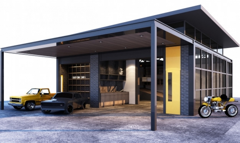Telhado de Garagem com Estrutura Metálica Boninal - Telhado Residencial com Estrutura Metálica