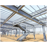 empresa de estrutura metálica para telhado de fibrocimento valor Salinas