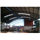 estrutura metálica para telhado valor Ribeirão das Neves